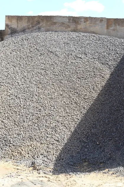 Aggregate screenings at the Bundoora yard