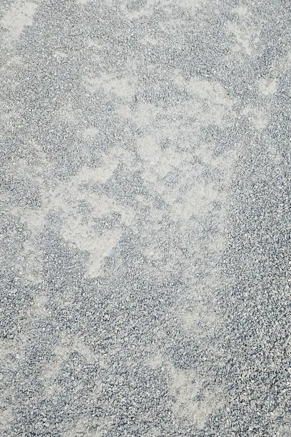 Stone dust in a bulk bay at the Mercuri Bundoora yard